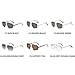 ZHZJQE Men's Women Sunglasses Metal Frame Retro Fashion Outdoor Sports Eyeglasses Uv400