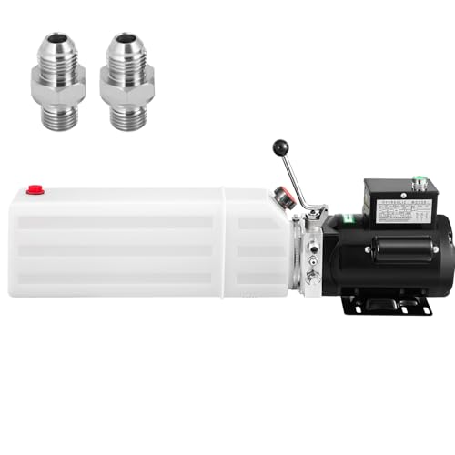 Happybuy 6L Hydraulic Power Unit for Auto Lifts, 220V Single Phase, 50Hz, 2750 PSI Pressure