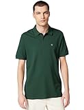 Calvin Klein Uomo Maglietta Polo Maniche Corte Monogram Pique in Cotone, Verde (Sycamore), M