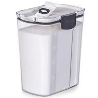 ProKeeper Storage Container 2.3-quart/4 lb capacity - Sugar Organiser | Hassle-Free Filling and Measuring | One-Handed Flip-To-Pour Spout | Clear Measurement Markings | 6.75" x 4.75" x 7.5