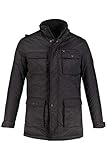 Stehkragen innen mit Fleece. JP 1880 Herren große Größen bis 7XL, Funktionsjacke, wasserdicht, Winddicht, atmungsaktiv schwarz L 716931 10-L