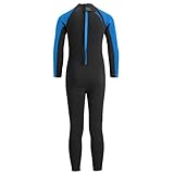 UB Kids Sharptooth Long Wetsuit Traje Neopreno, Black/Blue, 13-14 Años Unisex...