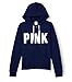 Victoria's Secret Women's PINK Logo Full Zip-up Sweatshirt, Ensign Sans, M