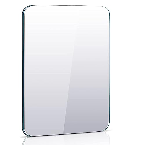 Magnetic Locker Mirror | Frameless Glass With Strong Magnetic Backing, Rounde...