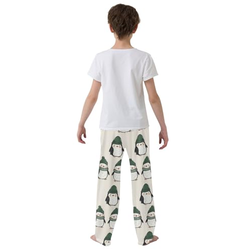 Pajama Bottoms, Pajamas Pant Cute Penguins Lounge Wear Casual Cartoon Animals Sleep Long Pants Soft Pjs Sleepwear3