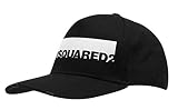 DSQUARED2 Mini Maple Logo Baseballcap Kappe Basebalkappe Hat Cap Black White