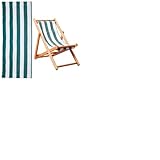 TNKBREEZE 2 Stück Strandliege Ersatzstoff Grün Und Weiß Gestreift Outdoor Faltbare Leinwand 1150x430mm Patio Sling Chairs Tuch Outdoor Faltbarer Stuhl Stoff Für Zuhause Strand Garten Hof