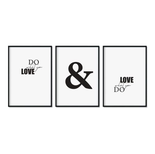 Pinearts Premium Poster Set - Do what you love & Love what you do Cover