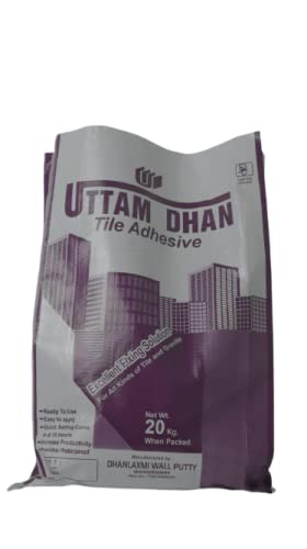 DHANLAXMI WALL PUTTY Uttam dhan adhesive 20 kg pack of (5)