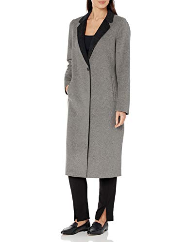 Calvin Klein Womens Double face Wool Coat, TIC, M