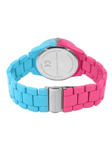 Image of French Connection Hue Pink Round Dial Womens Analogue Watch FCS04P