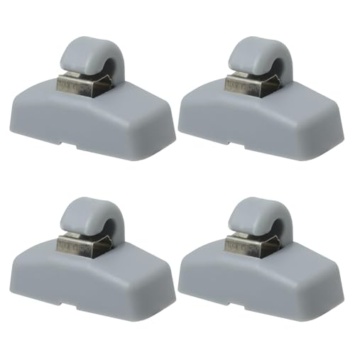 4 Piezas Gancho para Visera de Coche, Clip Interior de Visera Coche Compatible con VW Caddy Golf Sharan Passat Polo Amarok Transporter Touran Seat Ibiza Leon Skoda Fabia Octavia Superb 3B0857561B