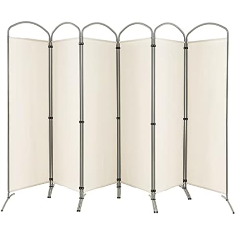 GOPLUS Paravent Pliable 6 Panneaux Cover