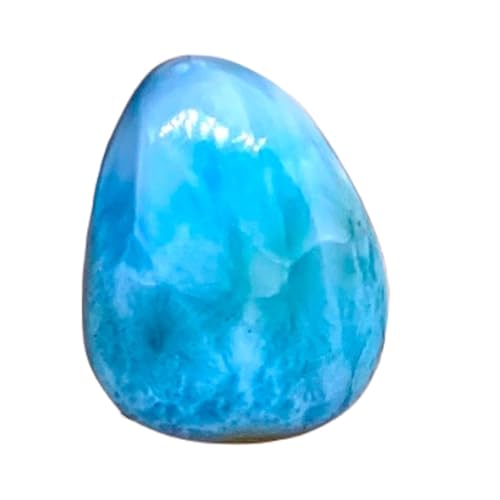 Larimar naturel cabochon 21x16mm pour création de bijoux DIY