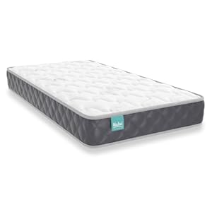Nalui – Colchón Cuna 120 x 60 cm Baby Dreams Núcleo HR Adapt Foam, Lateral 3D Transpirable y Tejido Aloe Vera Hipoalergénico | Reversible | Certificado Oeko-Tex® | Hecho en España. Altura ±11cm, Gris