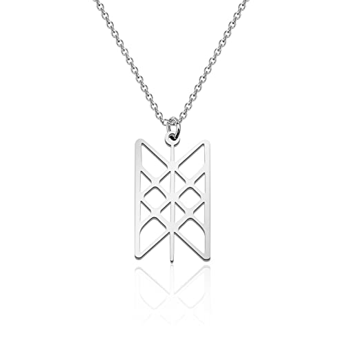 Collier Viking original avec amulette Toile de Wyrd, symbole de destin et de protection