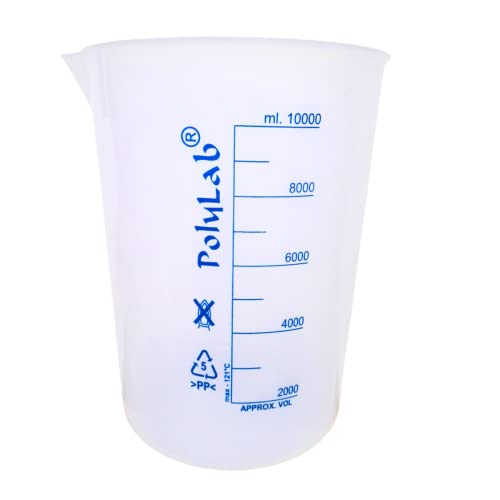 AANIJ® Beaker (Printed Graduation) Measuring Cup, Plastic Sc...