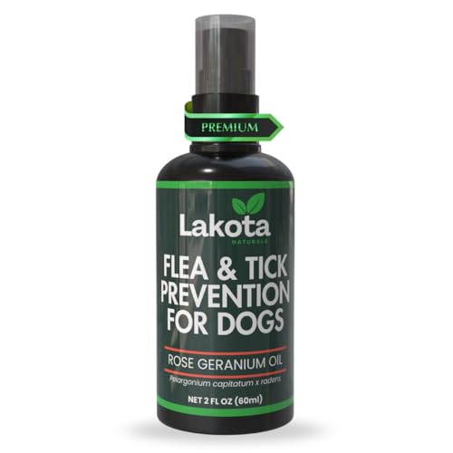 All Natural Flea and Tick Prevention Spray for Dogs - 2oz