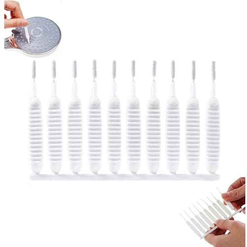 Gap Hole Anti-Clogging Cleaning Brush 2026 Upgrade Shower Head Brush Shower Head Cleaning Brush Shower Head Cleaner Tool Multifunctional Shower Head Cleaning Brushes for Household Bathroom (10Pack)