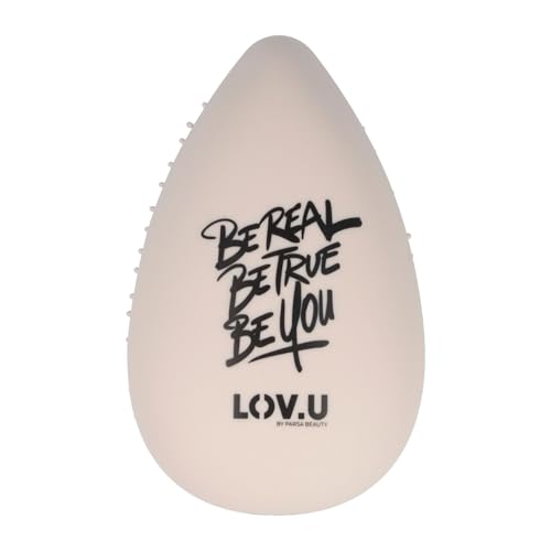PARSA Beauty LOV.U Entwirrbürste Wet & Dry (Rosa) – Haarbürste mit Multi-Flexible-Nylonpins – Haar Bürste – Haarbuerste – Hair brush women – Harebürste
