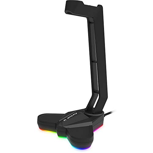 Suporte p/ Headset RGB VICKERS Preto FORTREK G