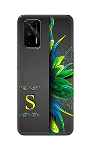 Image of Name II Initial II Letter Alphabet S Hard Back Case Cover for Realme GT 5G, Realme Q3 Pro 5G Back Cover -(J5) VNS2222
