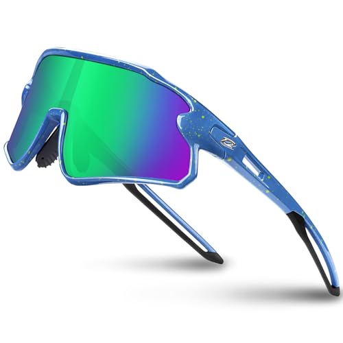 Image of RIVBOS Youth Baseball Sunglasses for Kids(Boys&Girls) Polarized UV Protection Cycling Glasses RYS007