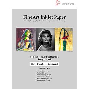 Hahnemuhle Matte Textured Sampler