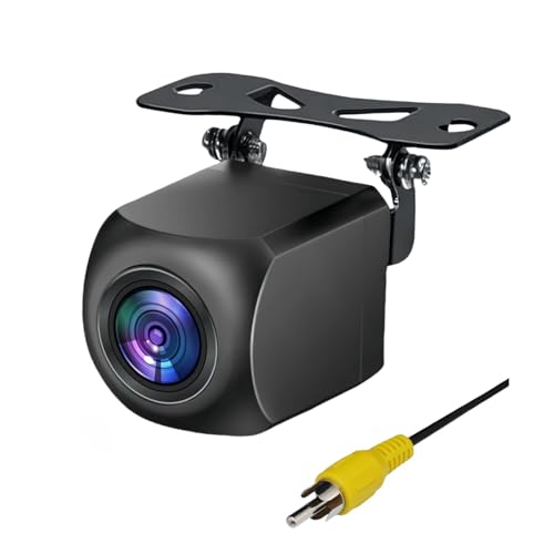 Epronic Cámara de Marcha Atrás de Agua IP68, Cámara Trasera para Coche con Visión Nocturna Clara, 1080P/CVBS Cámara de Visión Trasera con para Camión SUV RV