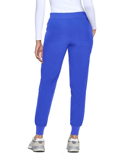 Image of COZYFIT Womens Scrub Pants - Soft Stretch Yoga Style with 5 Pockets, Slim Fit Jogger Scrubs Pants for Women