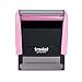 Produktbild Trodat - Printy 4913 - Custom Stempel mit Wunschtext personalisieren, hier gleich online gestalten Gehäusefarbe pastell rosa  Adresstempel - Firmenstempel - mit Wunschtext - 58x22 mm - 6 Zeilen