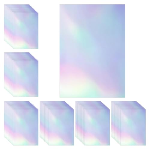 Film vinyle holographique autocollant imperméable pour A4
