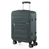 ITACA - Maletas de Viaje - Maleta Cabina 55x40x20 - Maletas de Viaje Cabina Material EVA Superligero - Maleta de Cabina Avion - Maleta de Mano. Maleta Pequeña 701350, Antracita