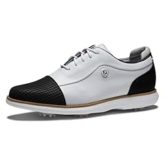 White/Black Cap Toe