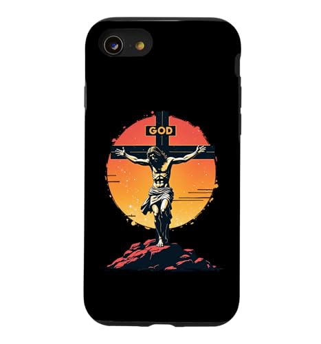 Cool God Has a Plan Jesus Christ �N���X�f�U�C�� �����Y ���f�B�[�X �L�b�Y �X�}�z�P�[�X iPhone SE (2020) / 7 / 8 �p