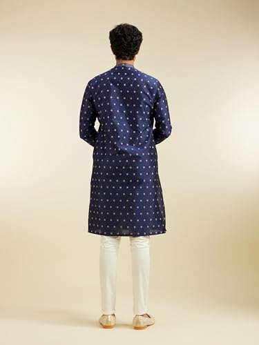 Image of DIWAS BY MANYAVAR Men's Art Silk Jacquard Weave Kurta (1pc)