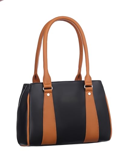Image of Stylish Women Faux Leather Handbags Medium size 3 Comaprtment Office College Daily use Shoulder bag for Women