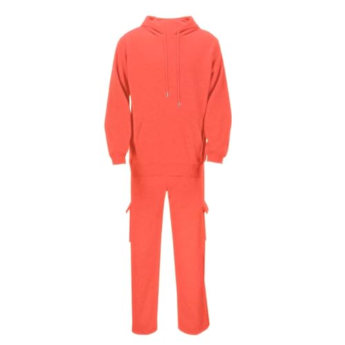 Ensemble décontracté homme coupe libre et design moderne orange - 5