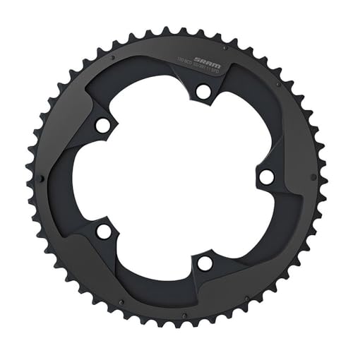 スラム「SRAM」X-Glide Chain Ring 2x11s130-53T Red22 Black ブラックダブルフロントチェーンリング11.6218.032.000
