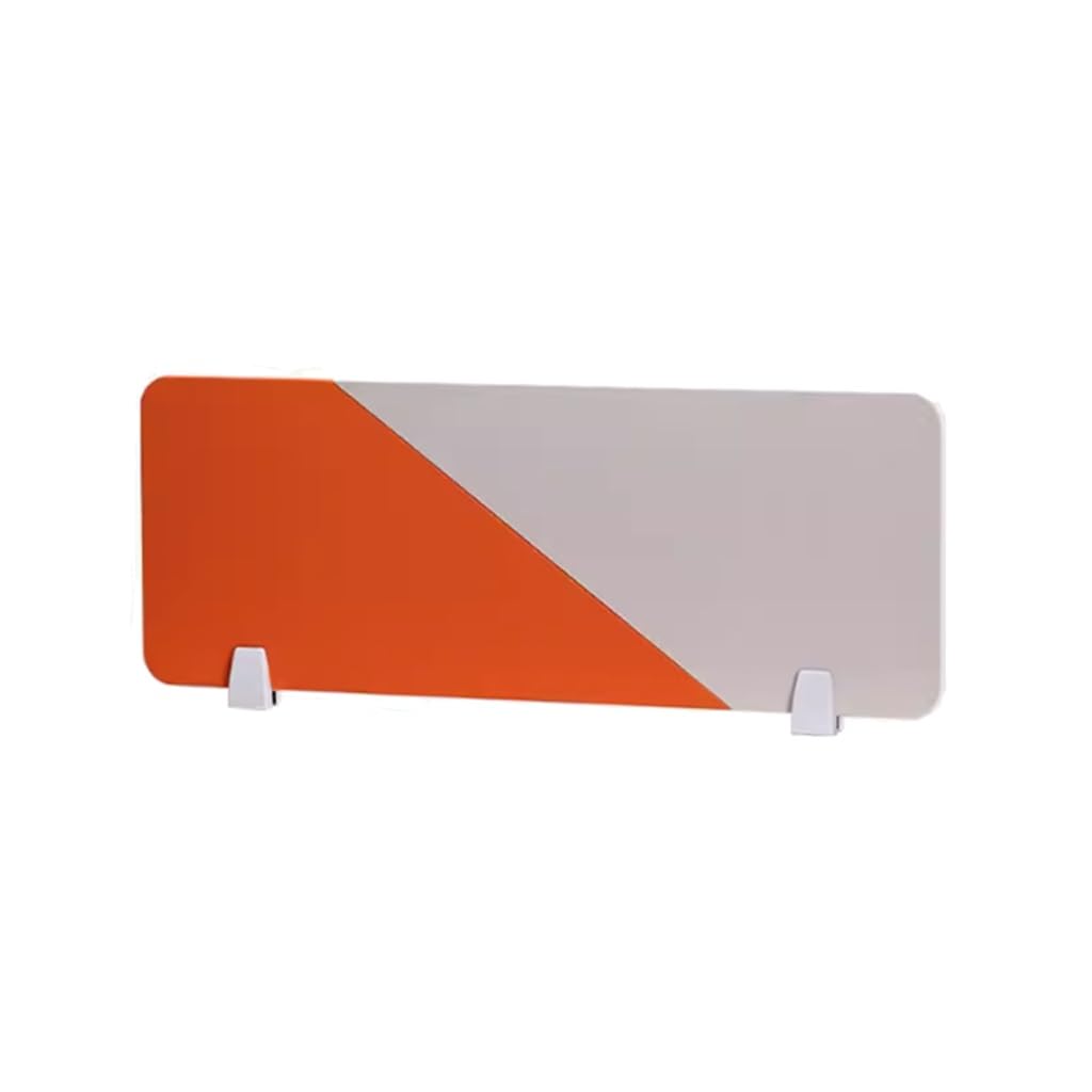 Sichtschutzwand für den Schreibtisch, Raumteiler für Bürotische, geräuschdämpfende Trennwand, Spuckschutz, Trennwand für Arbeitsbereiche, 30 x 120 x 0,5 cm, Farbe A, ideal für Zuhause und Bü