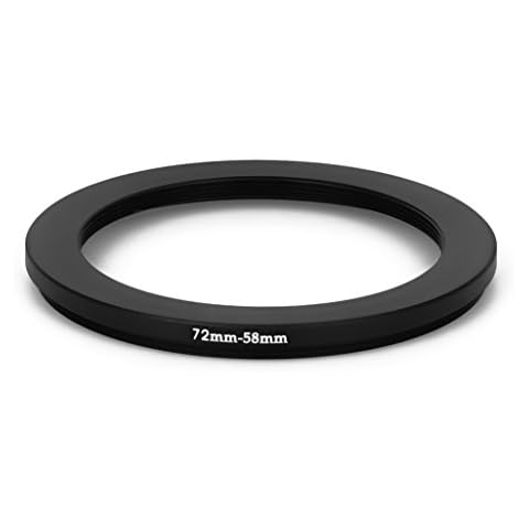 72 mm - 58 mm Filter Adapter Step-Down Adapter Filteradapter Step Down 72-58 Cover