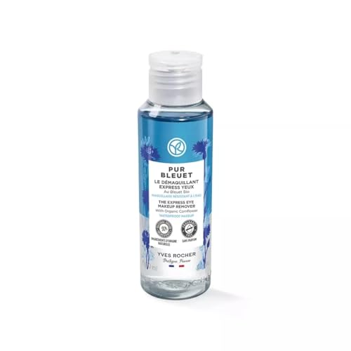 Yves Rocher Pur Bleuet Express Mooisturising Eye Makeup Remover Moisturising Day Care - 100 ml./3.3 fl.oz.