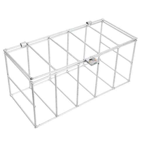 LIFKOME Concrete Test Block Wire Cage for Curing Specimens Durable Metal Basket for Storage and Maintenance of Concrete Test Blocks for Construction and Laboratory Use