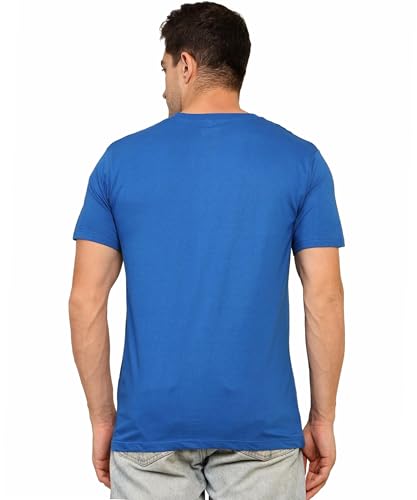 Image of Unisex Round Neck Plain T-Shirt | Combed Bio-Washed Ring Spun Cotton for Men & Women, Short Sleeves