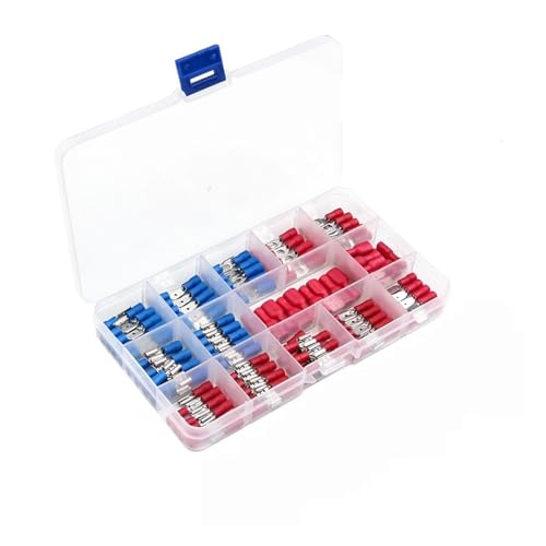 Bornes mâles et femelles isolées en kit assorti pour réparer facilement vos circuits électriques