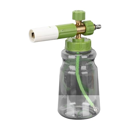 Fyrdyn Lanza Espumadora Para Coches,Pistola de Espuma de Nieve para Vehículos - Boquilla Ajustable Con Acople Rápido Para Mangueras