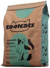 Granulado Higiênico de Madeira Coolcatz 5kg