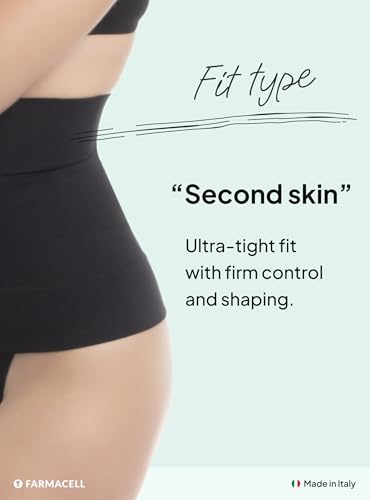 Image of Farmacell Waist Cincher for Women, Seamless Tummy Control Shapewear, Made in Italy, 605