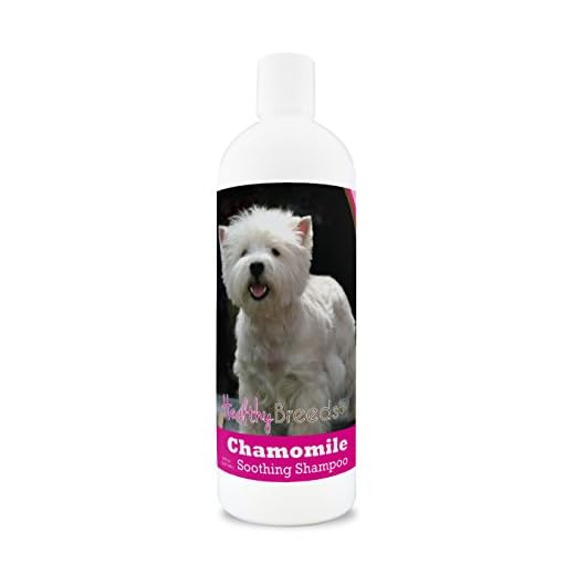 Healthy Breeds West Highland White Terrier Chamomile Soothing Dog Shampoo 8 oz
