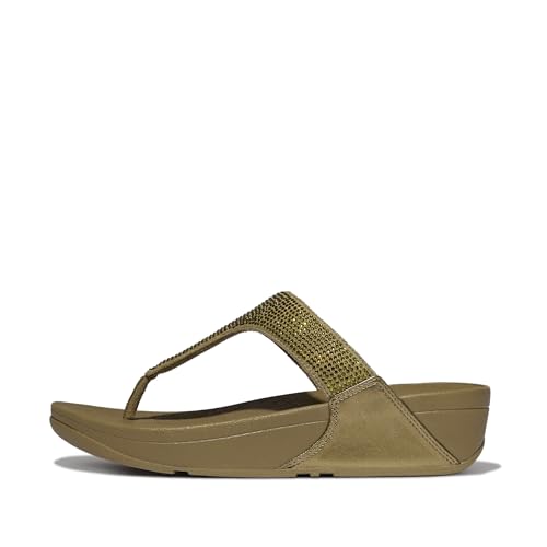 Image of FitFlop Women's Lulu Crystal Embellished Toe-Post Sandals